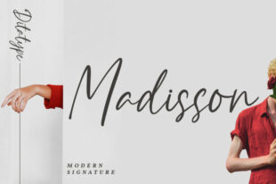 Madisson-Modern Signature Font