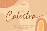 Last preview image of Calestra-Modern Handwritten Font