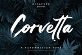 Last preview image of Corvetta-Bold Handwritten Font