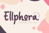 Last preview image of Ellphora-Playful Handwritten Font
