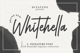 Whitehella-Modern Handwritten Font