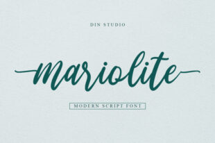 Mariolite-Modern Handwritten Font
