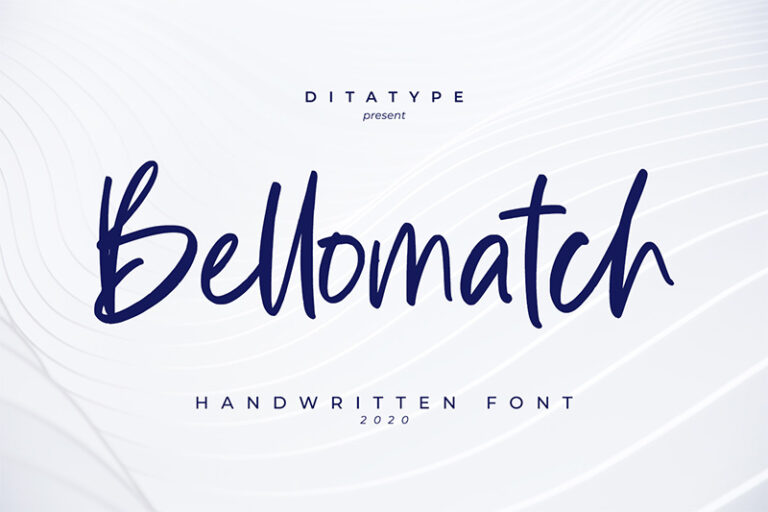 Preview image of Bellomatch-Lovely Handwritten Font