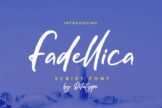 Last preview image of Fadellica-Handwritten Font