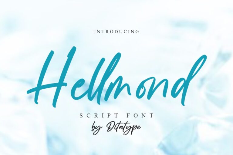 Preview image of Hellmond-Handwritten Font