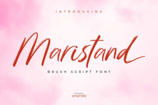 Maristand-Beautiful Brush Font