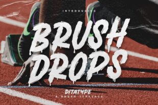Brush Drops-Script Font