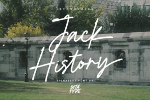 Jack History - Handwritten Font