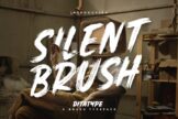Last preview image of Silent Brush- Brush Script Font