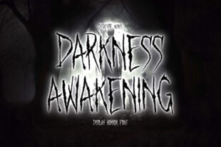 Darkness Awakening- Display Font