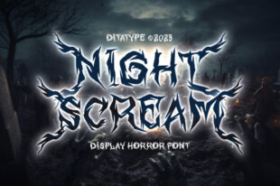 Night Scream- Display Font