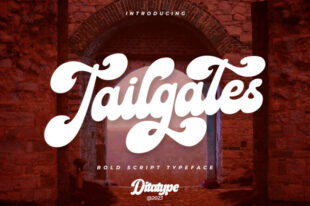 Tailgates-Script Font