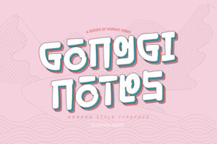 Gonggi Notes-Display Font