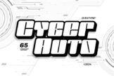 Last preview image of Cyber Auto-Display Font