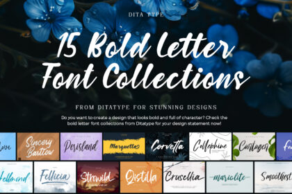picture of 15 Bold Letter Font Collections from Ditatype for Stunning Designs