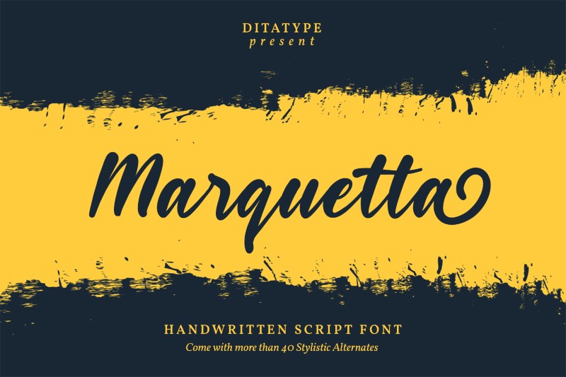 bold letter font