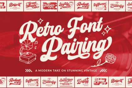 picture of 10 Modern Retro Font Pairing Collections: A Modern Take on Stunning Vintage
