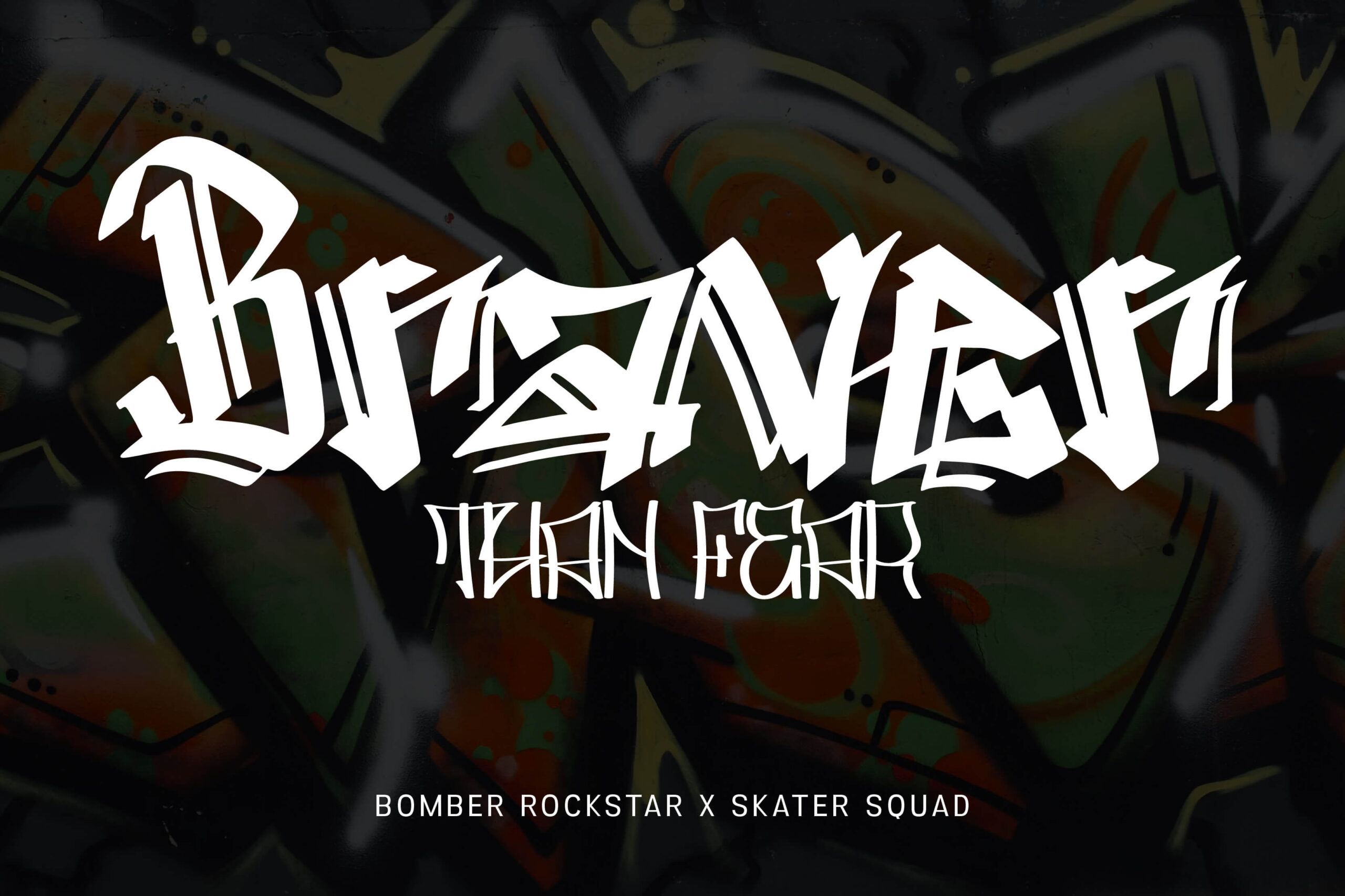Graffiti Font Style Combination