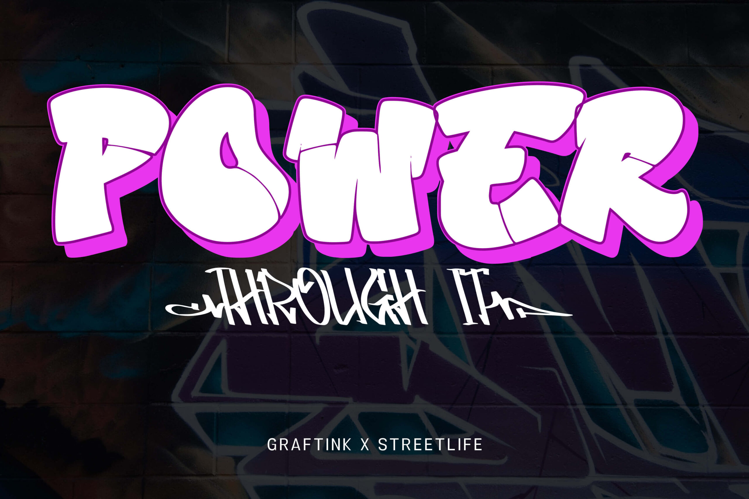 Graffiti Font Style Combination
