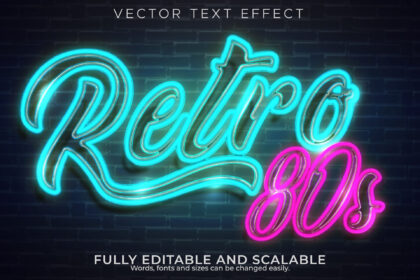picture of 80s Neon Fonts: Top Font Selection for a More Vibrant and Retro Design