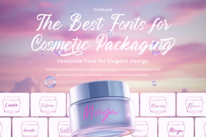 picture of The Best Fonts for Cosmetic Packaging: Feminine Font for Elegant Design