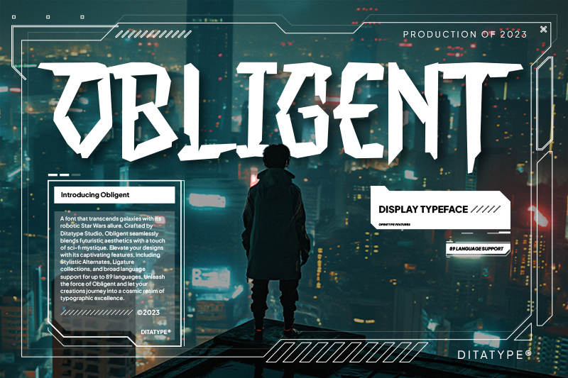 futuristic display fonts