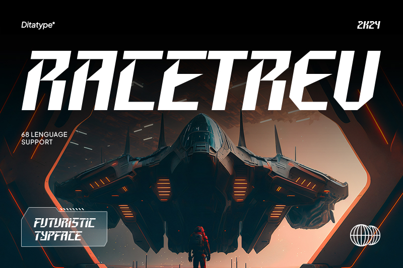 futuristic display fonts