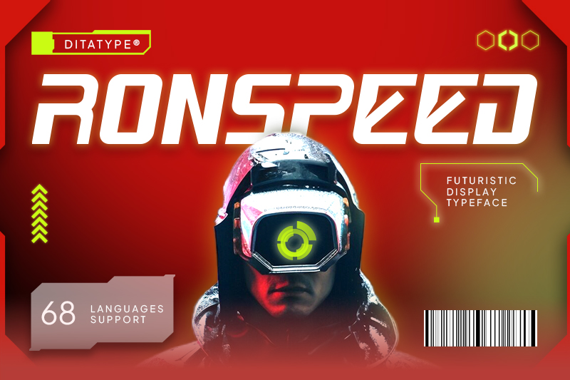 futuristic display fonts