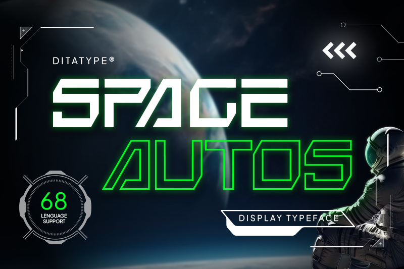 futuristic display fonts